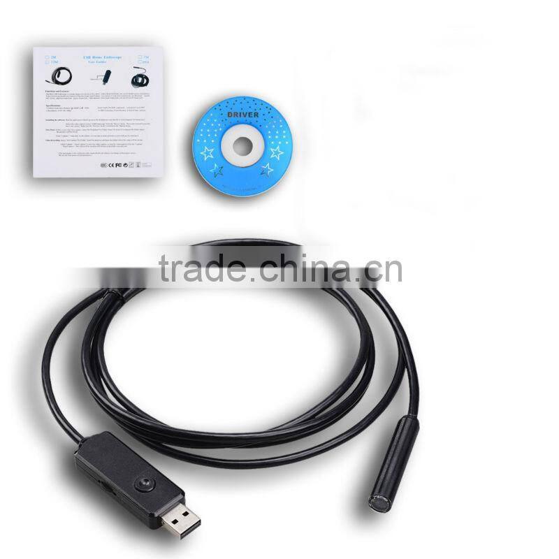 USB Inspection 4 LED IP67 Waterproof Camera 2m/5m/7m/10m Cable Endoscope Borescope