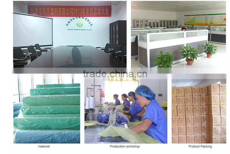 Plastic Blue Disposable Hospital Apron