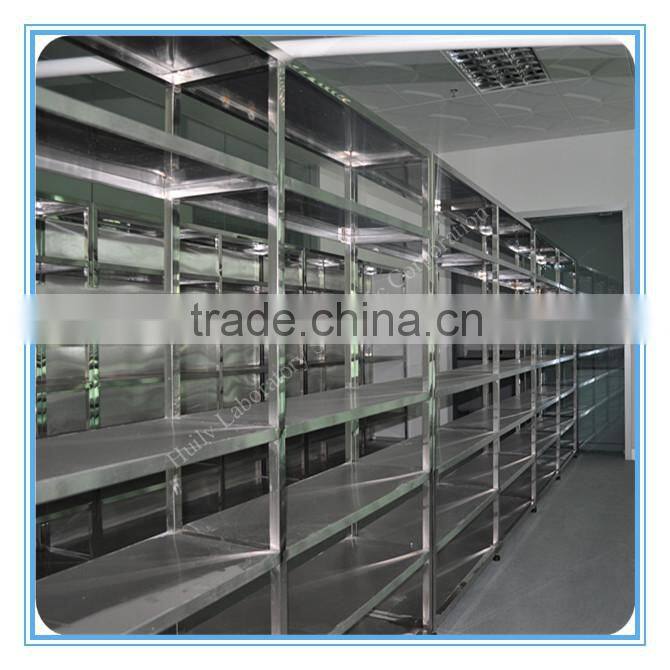 Factory made solid and excellent weight-bear stainless steel lab shelf