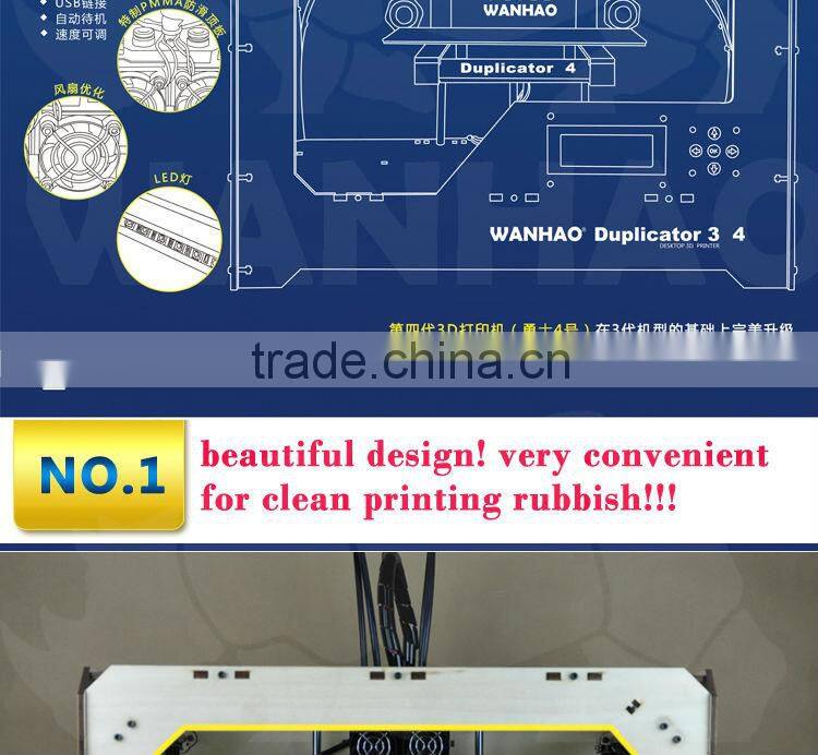 Wanhao Duplicator 3d printer big size factory Special offer