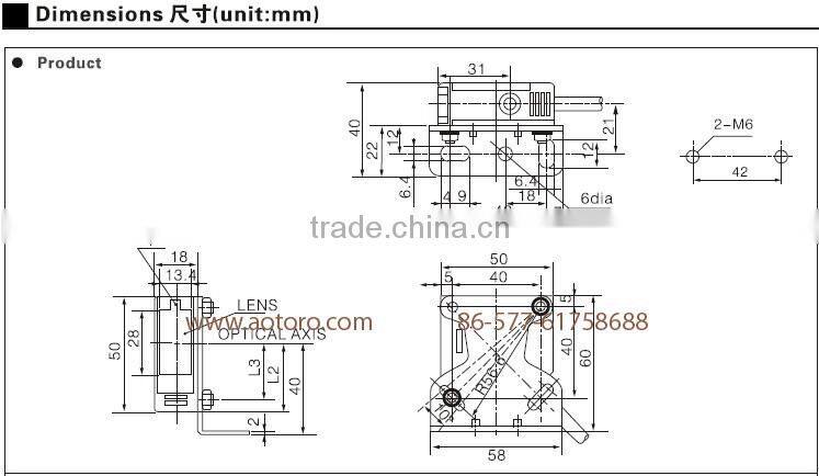 light control EK50-DS30D1 photoelectric alibaba express door sensor switch