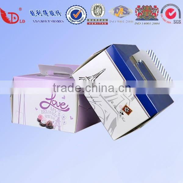 customized printed food grade paper packaging cardboard box