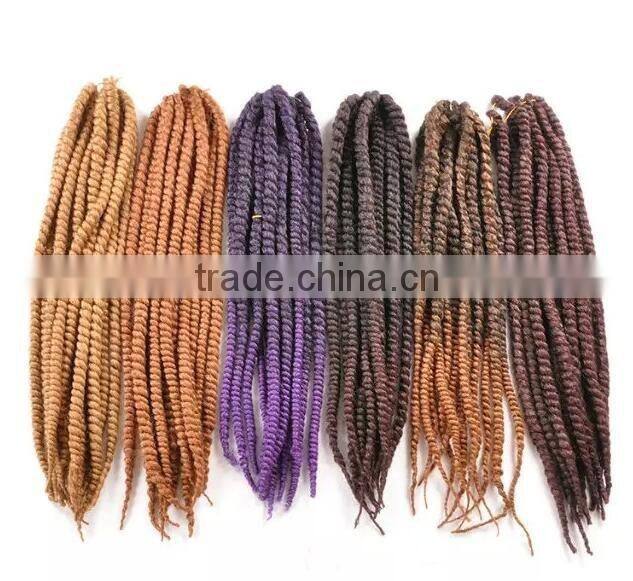 2016 New Premium Havana Mambo Twist Crochet Braid Hair Synthetic Crochet Braiding Hair Extension for Afro