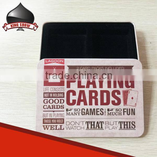 Hign end customized tin box cards with low cost
