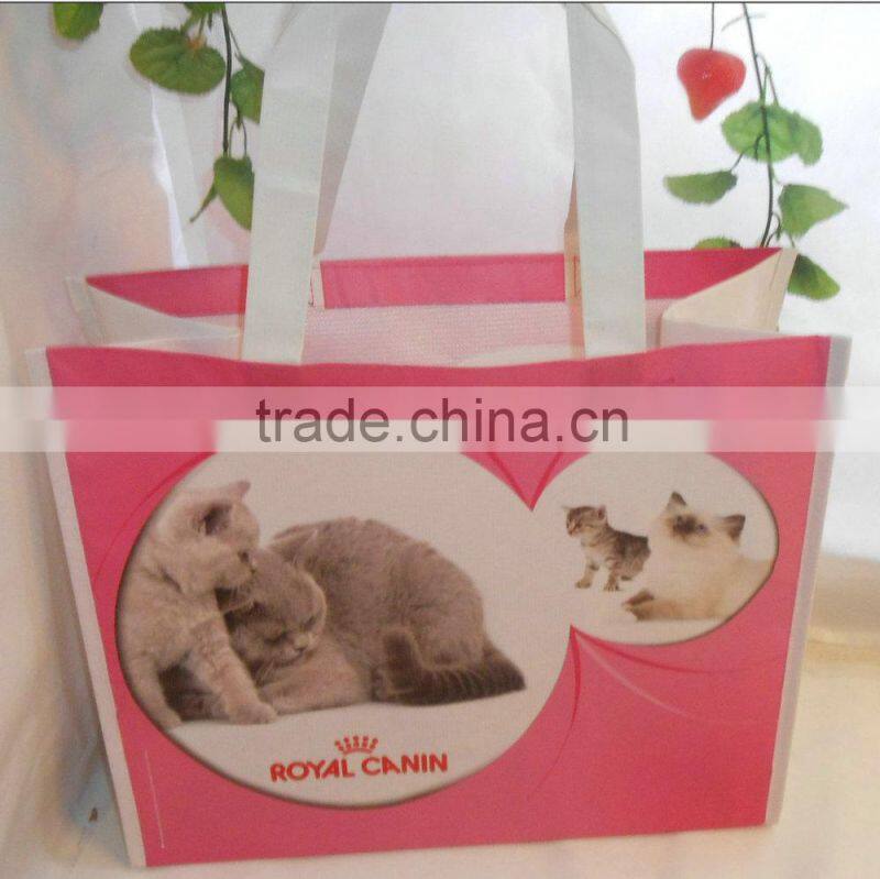 ZH1412130R-P PET shop bag tote made by Ningbo manufacture