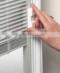 hollow glass shutter inside window,PVC/UPVC shutter window