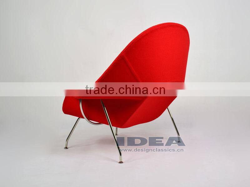 Replica Womb Chair - Red Wool Fabric