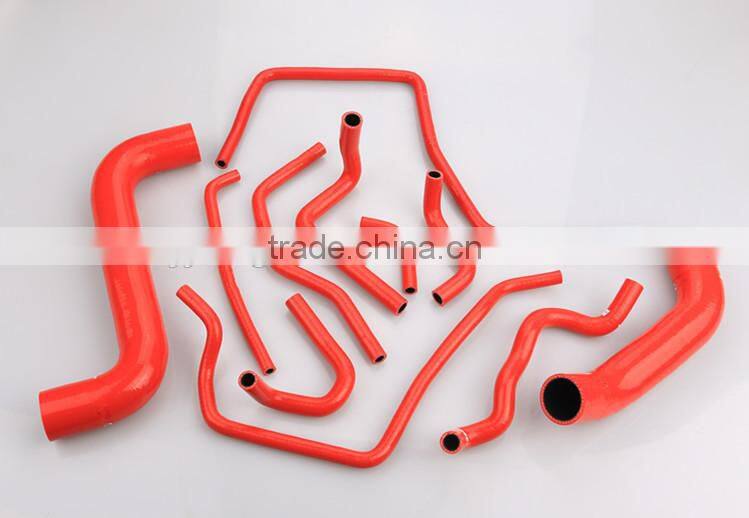 High performance high temperature automotive silicon hose