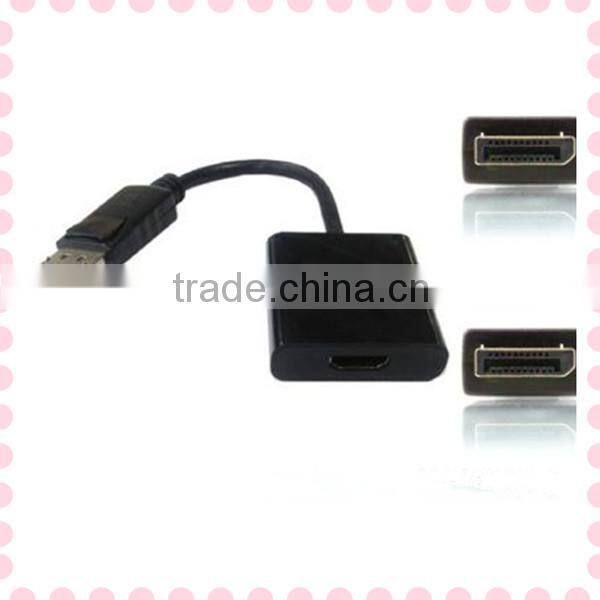 displayport Male to HDMI and mini hdmi to displayport cable 19P Female adaptor