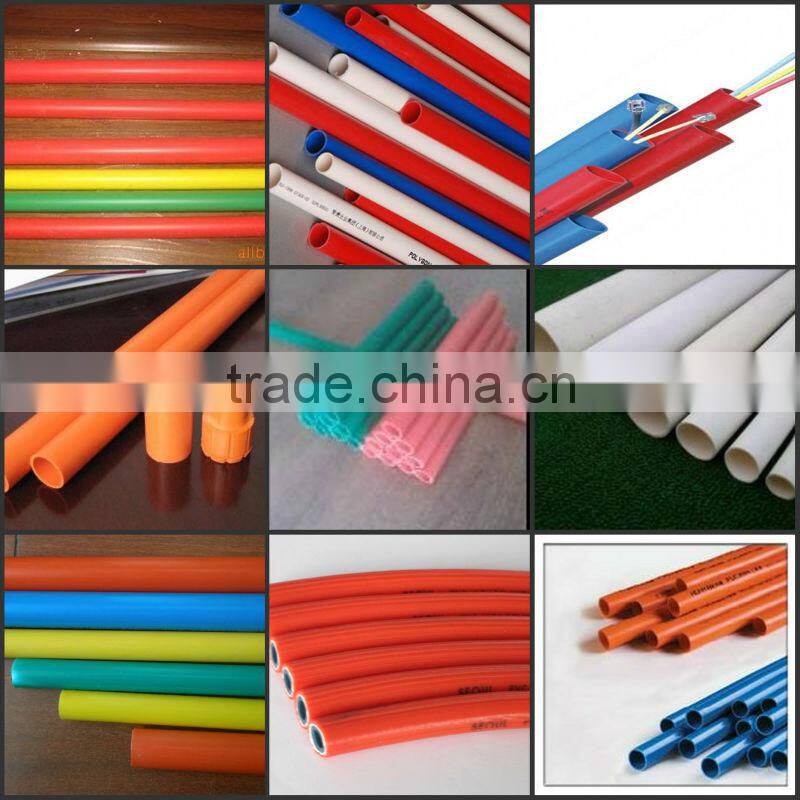 white color pvc electrical pipe for conduit wiring