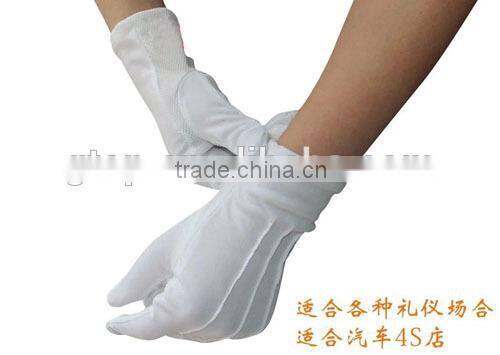 white nylon glove 008