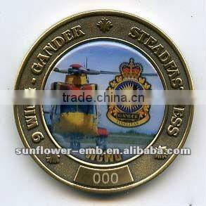 Custom metal pins brass with soft enamel B/C on back