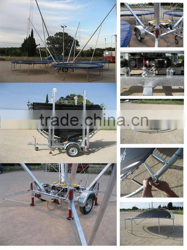 Attractive considerate kids indoor trampoline with CE proved