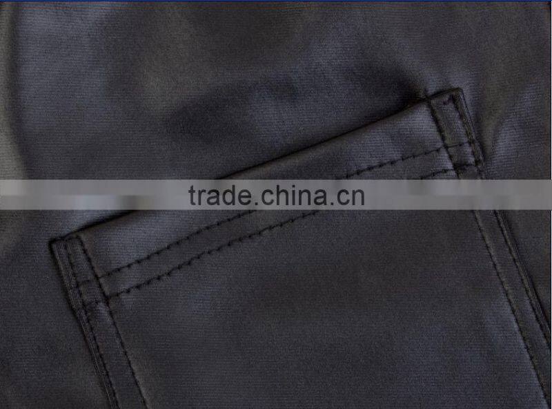 Ladies animal printing leather leggings pants