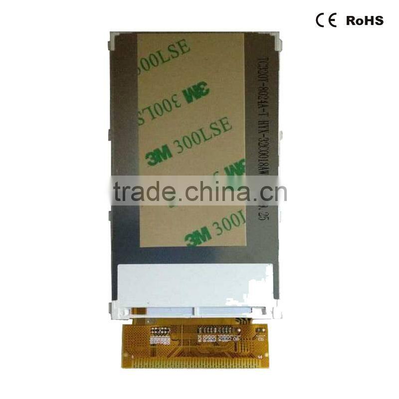 3.2" inch TFT LCD 240x400 dots with touch screen with MCU interface 44 pins