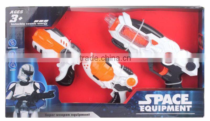 Hot item space toy gun electric gun with telescope and light sounds gun for kids
