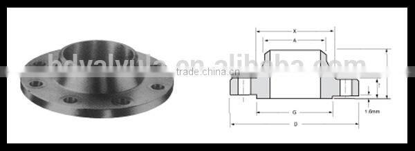 12821-80 Russia standard flange F316 welding neck flange PN100
