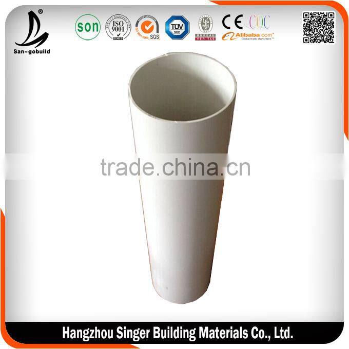 Hot sale plastic drainage pipe, low price large diameter plastic drain pipe
