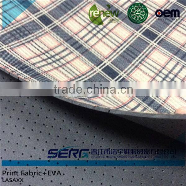 2016 high quality polyurethane laminate fabric and EVA