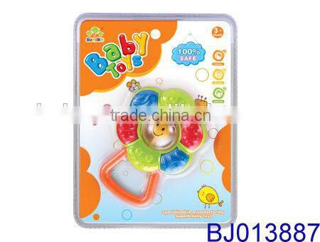 EN71 100% safe funny plastic animal baby rattle toy giraffe