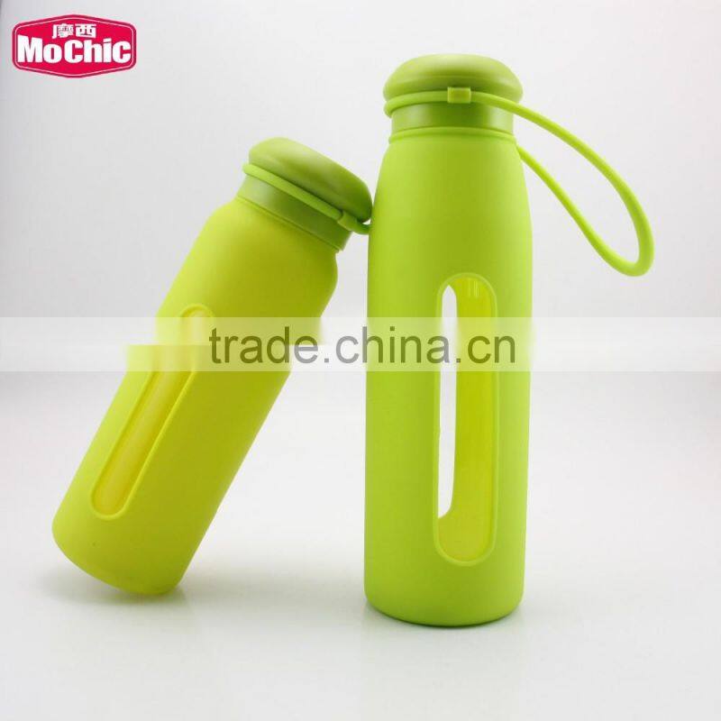 Mochic 350ML Printed Glass personalized Glass Water Bottle for Sale