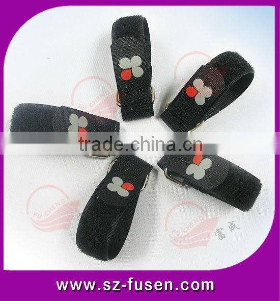 Customed logo Colorful plastic buckle magic tape bandage