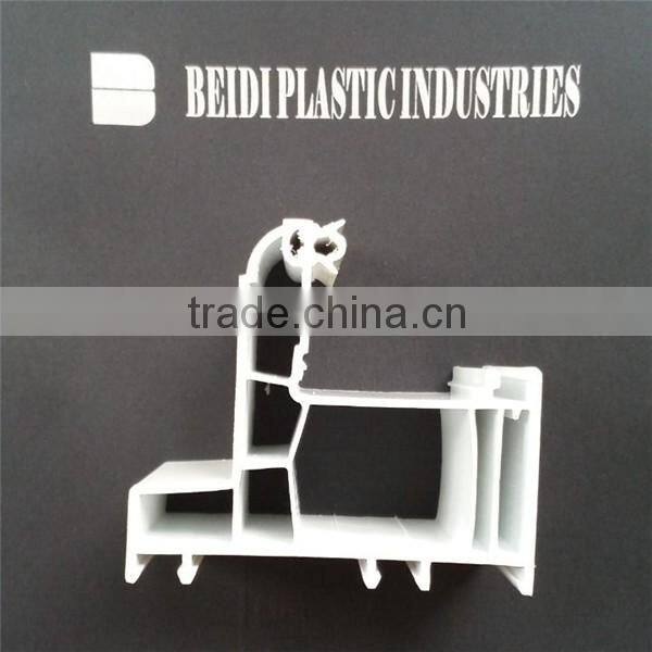 80-60 new building construction materials Can film laminated pvc profile vinyl material