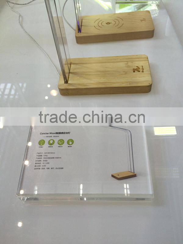 Wholesale acrylic glass block, price display block, leaflet holder