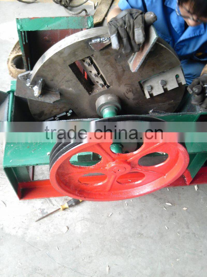 small biomass stalk wood log crusher multifunction