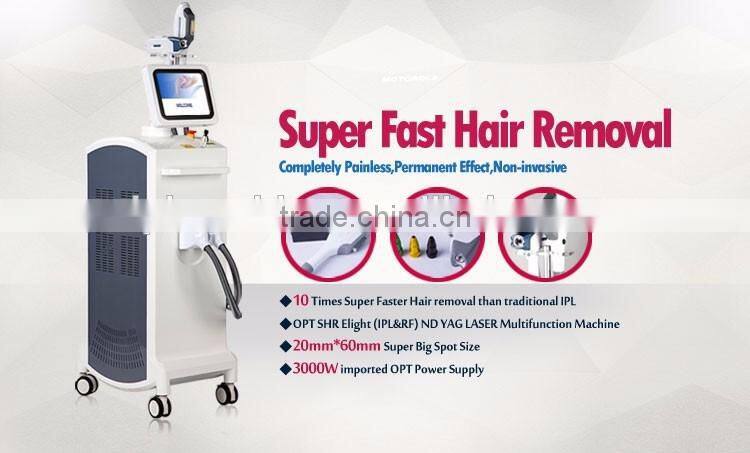 OPT SHR Laser Multifunction Beauty Machine of ipl hair removal device