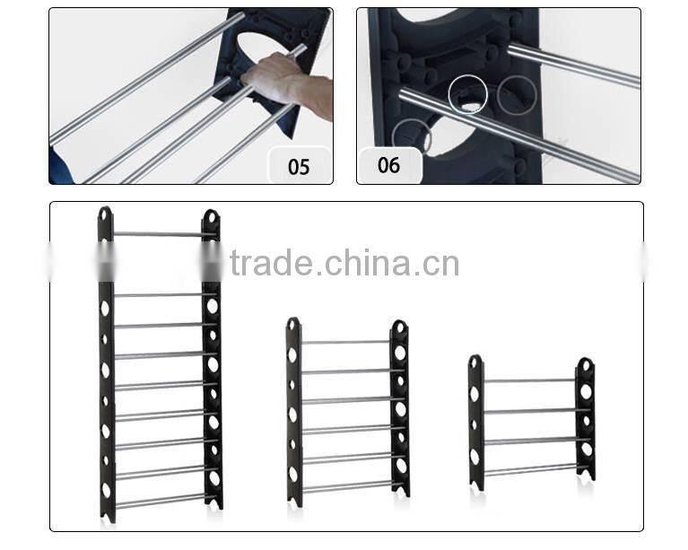 10 tiers folding shoe rack