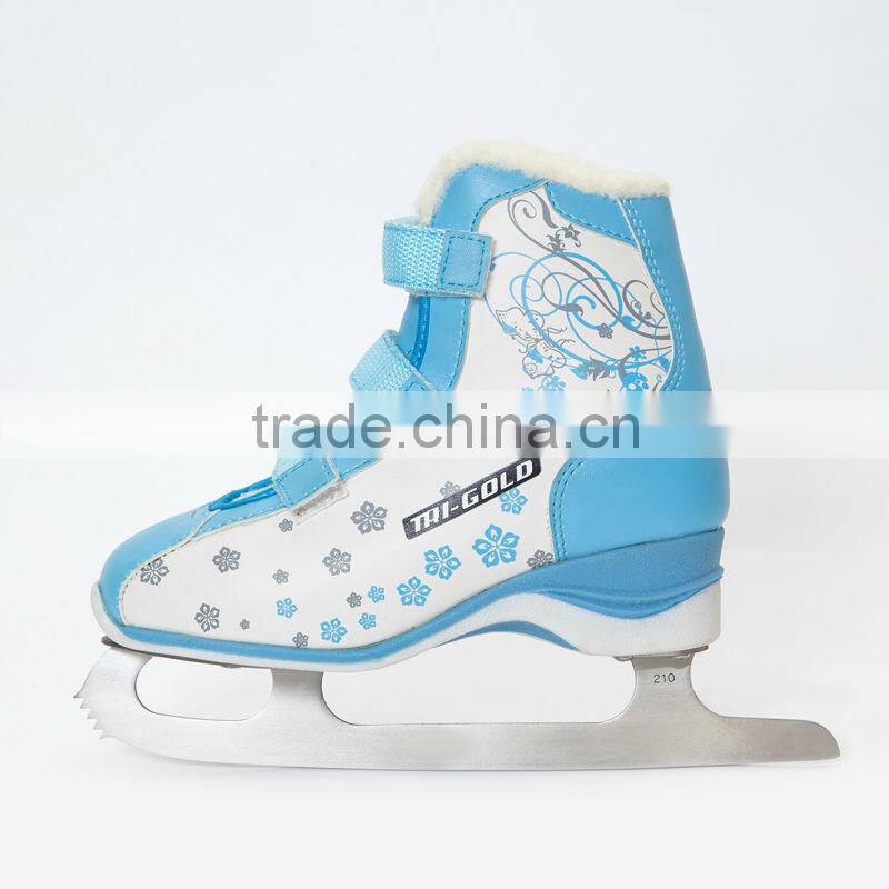 New design cheap ICE figure skates cold resistant outdoor figure skate boots for ice rink