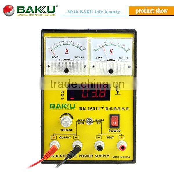 Hot sale BAKU 220V communication maintenance regulated switching DC power supply(BK 1501T+ switching power supply)