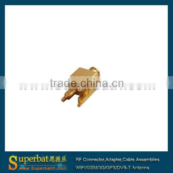 MCX thru hole Plug PCB Mount with solder post wholesale price