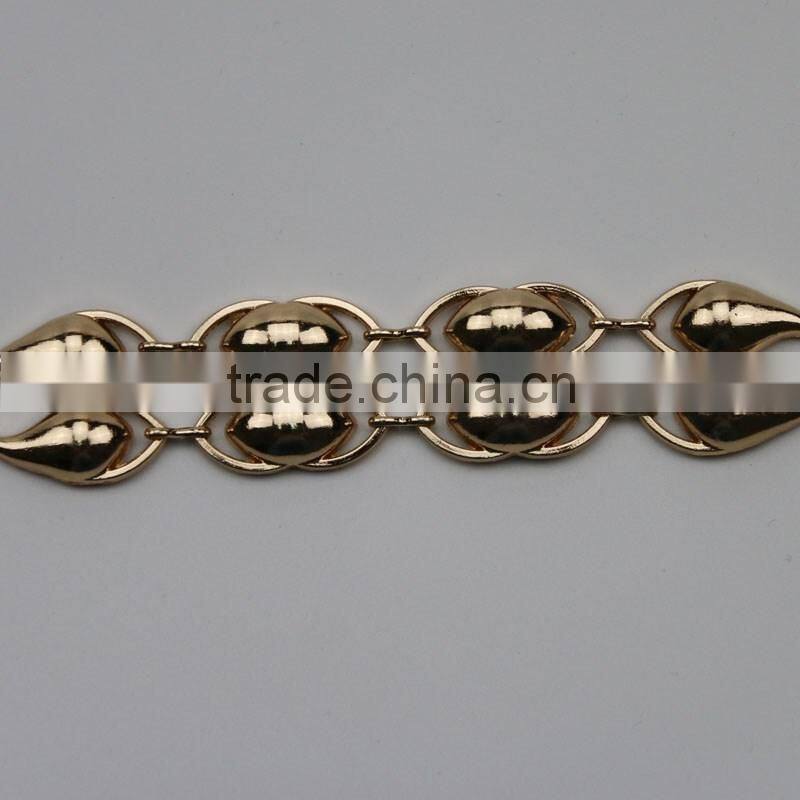 metal connector for garment ornament &metalic rhinestone necklace
