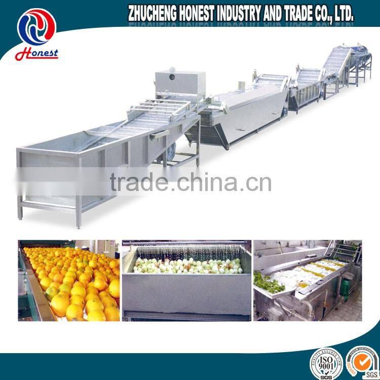 New designed fruit and vegetable processing machines