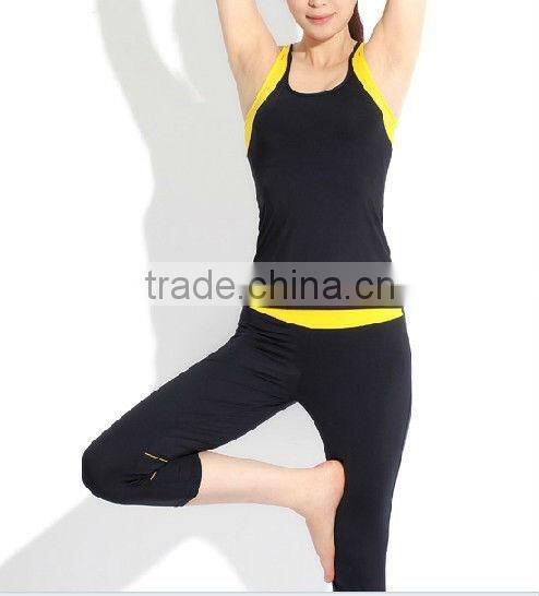 Sleeveness modal tight yoga clothing