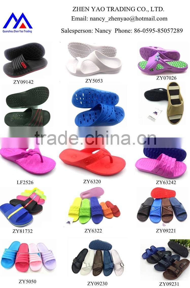 Alibaba China wholesale ladies fashion shoes European marketable EVA slide slippers shoes for women
