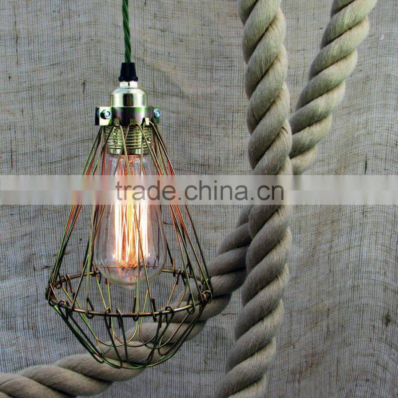 10.9-3 stunning in any scene decorative and effective bulb is as close to original as possible American Style Cage Pendant