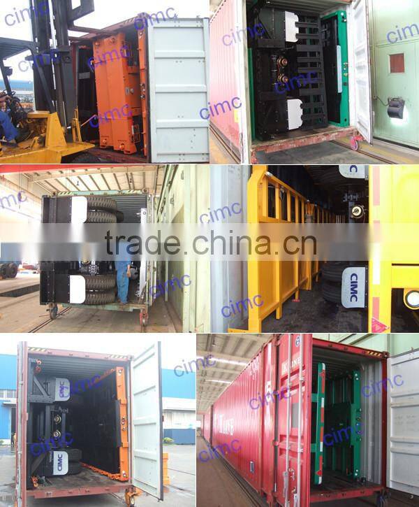 CIMC 3 Axle Livestock Transport For Pig Cattle Sheep Fence Truck Trailer