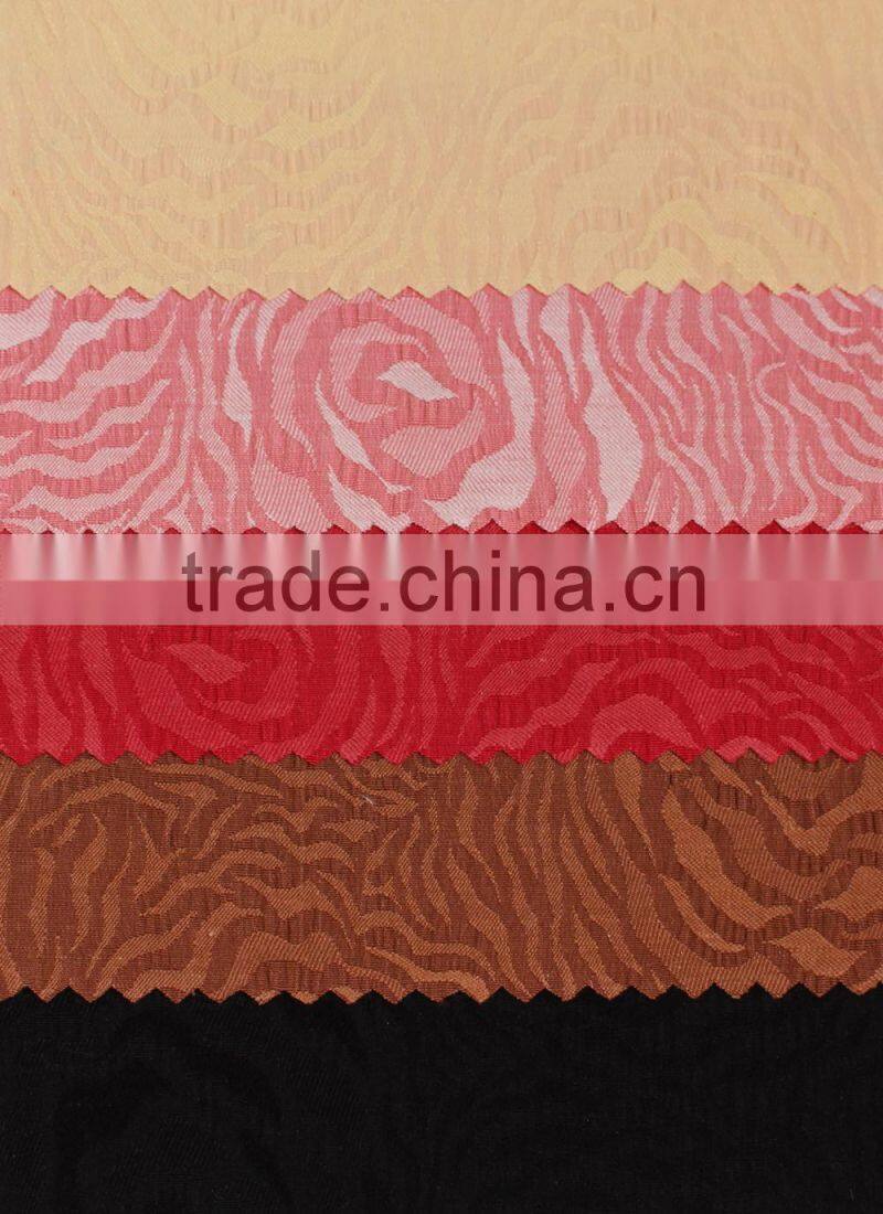 jacquard 3D rose design yarn dyed 100% cotton fabric