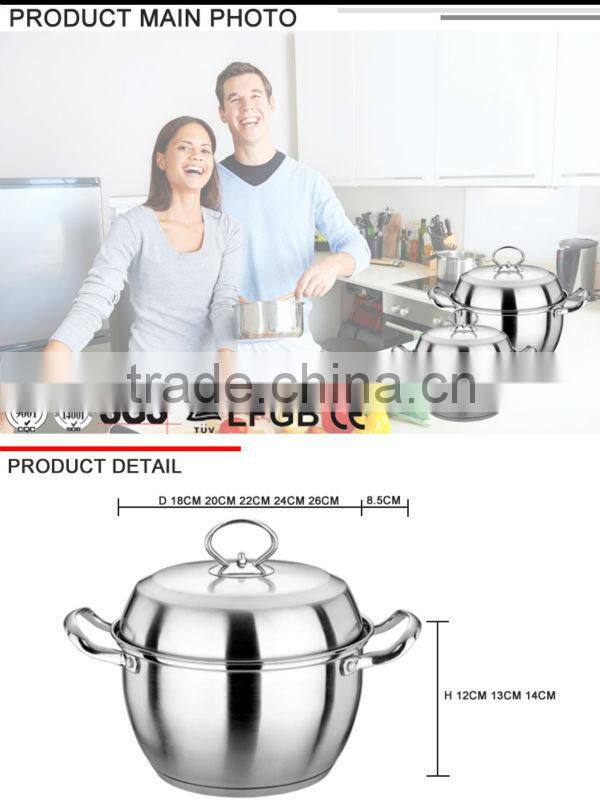 CYCS58B-2Ar stainless steel induction premier cookware