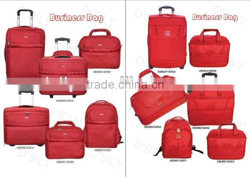 18" elegant designed business trolley case,lady laptop trolley case