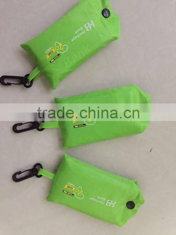 Factory OEM Folding shopping bags/ foldable polyester bag/cute foldable bags