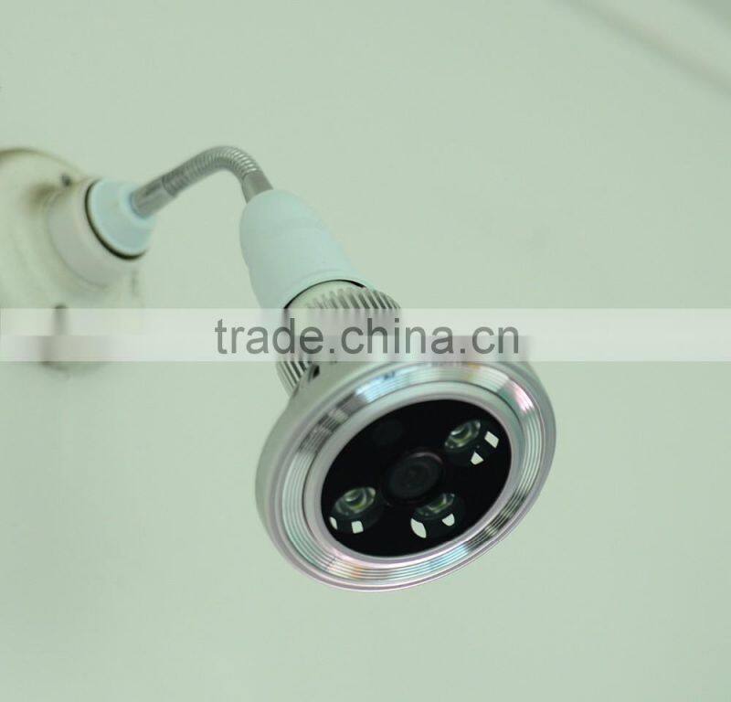 Factory direct sales 720P E27 bulb DVR camera with remote control