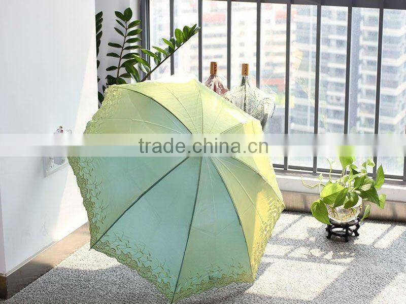 2014 fashion anti-ultraviolet folding umbrella