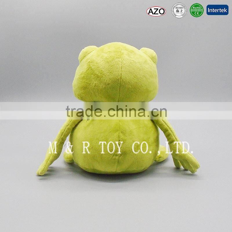New Design OEM Cute Green Forg Soft Toy in cheap Sale