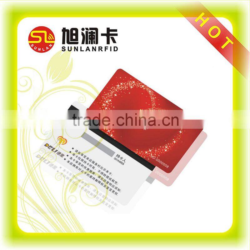 Printable 13.56MHz RFID Plast Chip Smart Blank Card