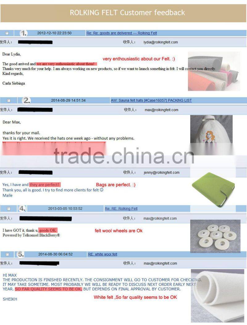 customized felt rug for perfume