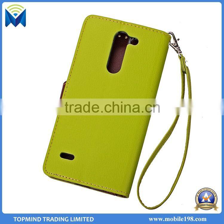 Good Quality Wallet Leather Folio Case with Card Slot for Samsung Galaxy S7